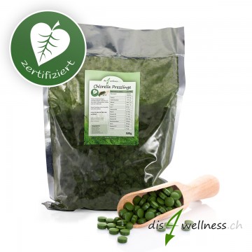 Chlorella Pressline - Chlorophyll Tabletten, zertifiziert