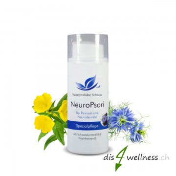 NeuroPsori Spezialpflege Creme - Pflege bei Neurodermitis und Schuppenflechte, 100 ml 