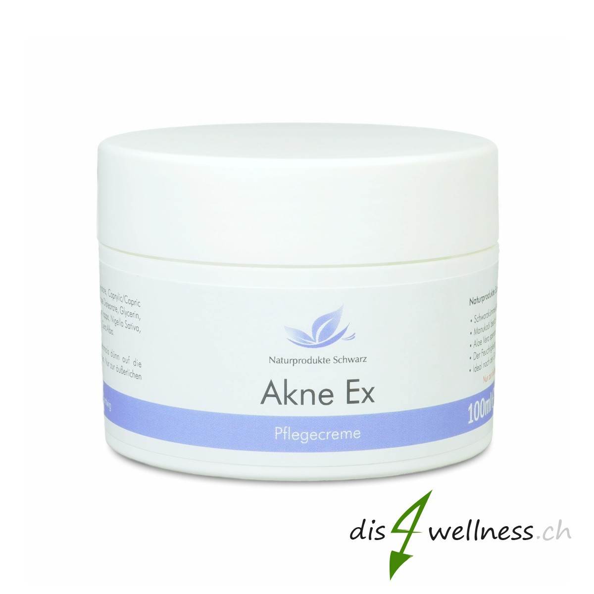 Akne Ex Creme Naturliche Gesichtspflege Bei Akne 100 Ml Dis4wellness Ch