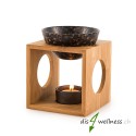 Pajoma - Duftlampe "Fire" aus Keramik und Bambus