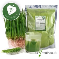 Weizengras Pulver aus Deutschland, zertifiziert, 500g