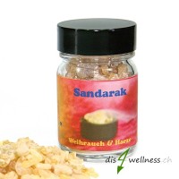 Sandarak - Räucherharz von Aromell im Glas, 30g
