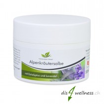 Alpenkräuter Salbe, mit Eukalyptus und Lavendel, hilft bei Erkältung, 100ml