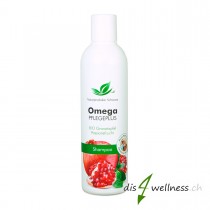 Omega Pflegeplus Shampoo Granatapfel von Naturprodukte Schwarz, 250ml