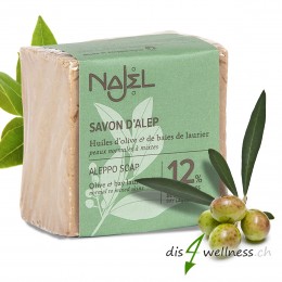 Najel Aleppo-Seife mit 12% Lorbeeröl