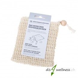Redecker Natur Seifensäckchen aus Baumwolle und Sisal 