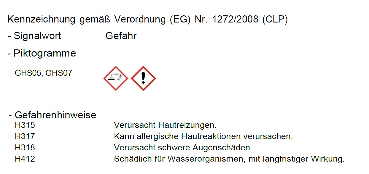 Gefahrenhinweise
