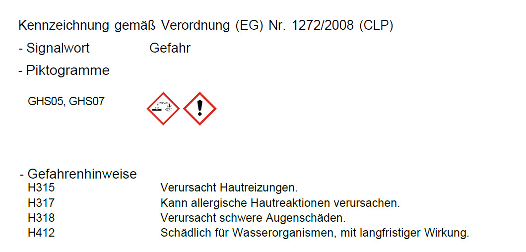 Gefahrenhinweise