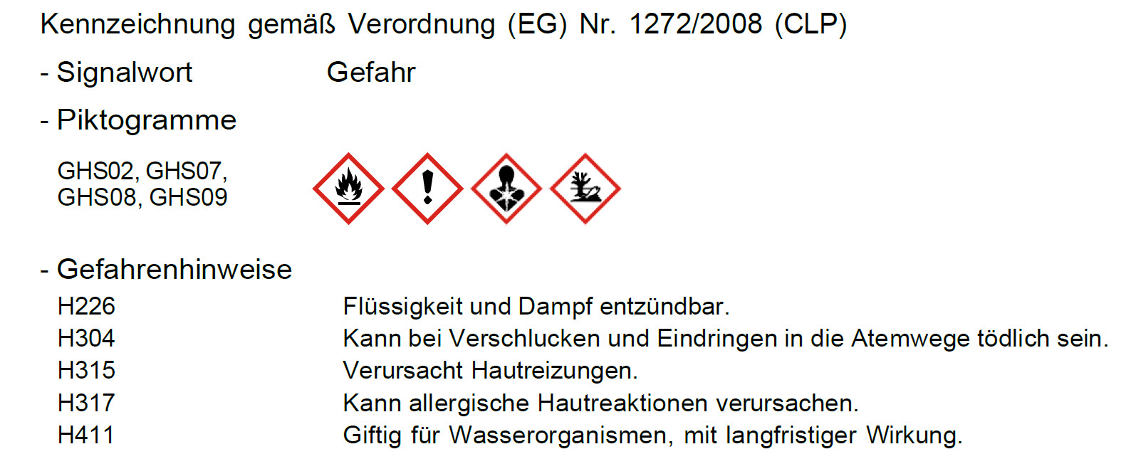 Gefahrenhinweise