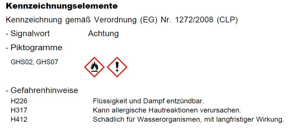 Gefahrenhinweise