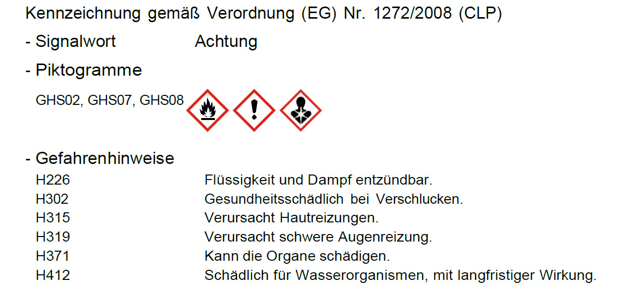 Gefahrenhinweise