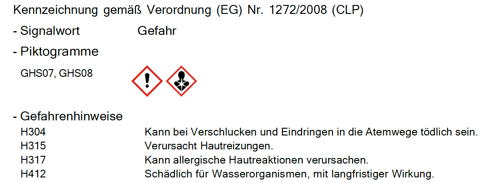 Gefahrenhinweise