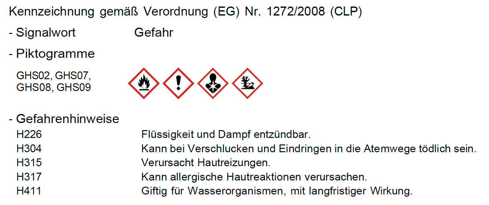 Gefahrenhinweise