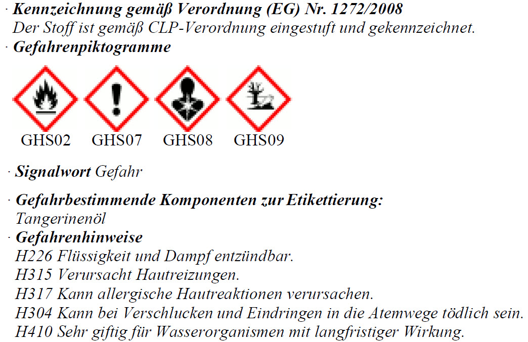 Gefahrenhinweise