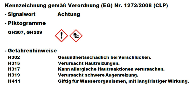 Gefahrenhinweise