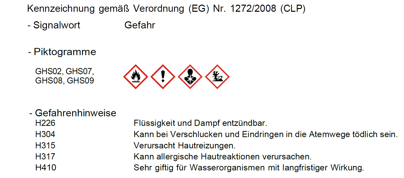Gefahrenhinweise
