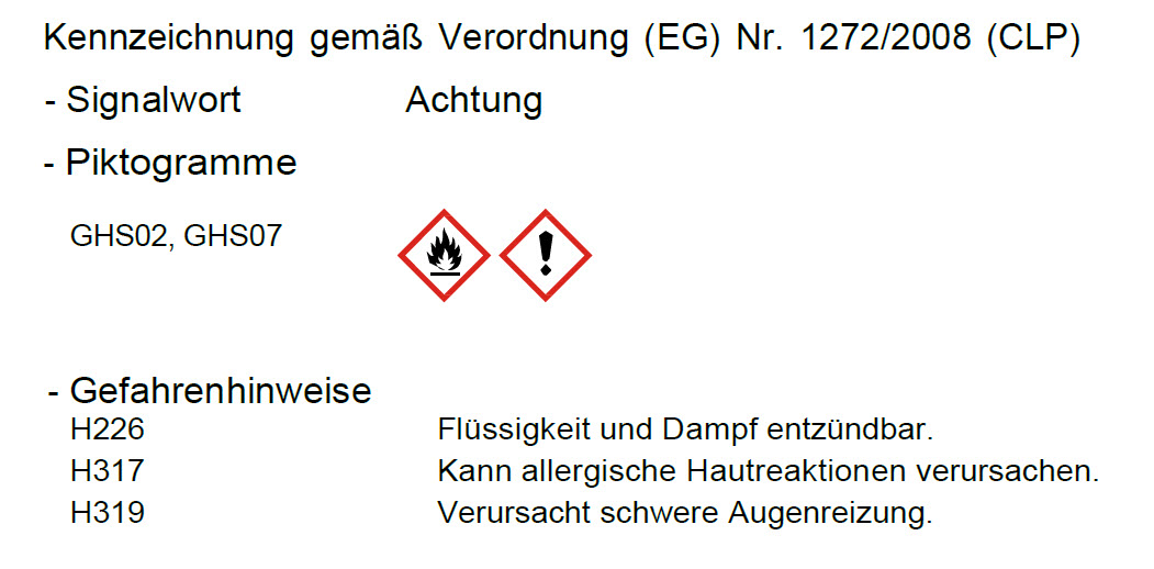 Gefahrenhinweise